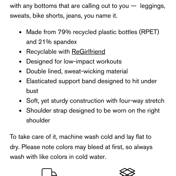 Girlfriend Collective Bianca Sports Bra - Picture 9 of 9